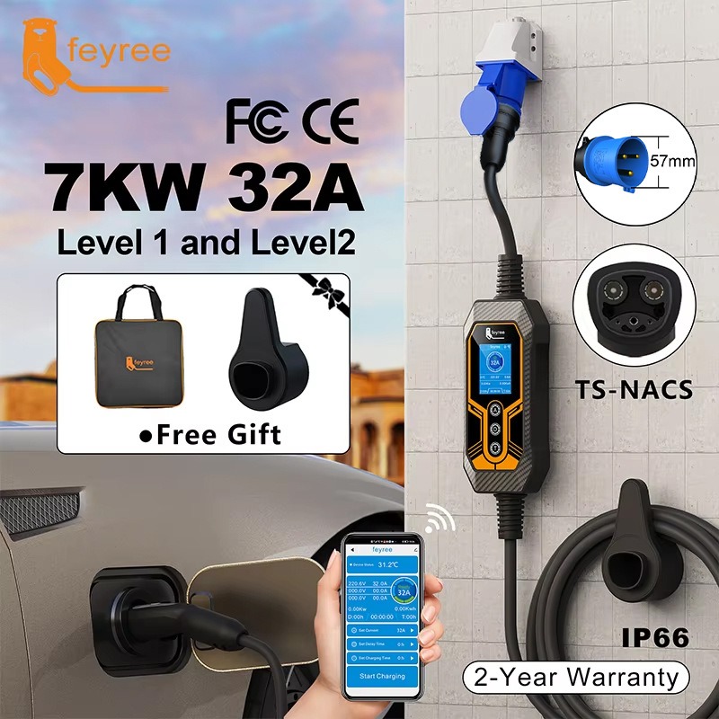 Smart Home Outdoor - Feyree Wi-Fi APP Control EVSE Smart