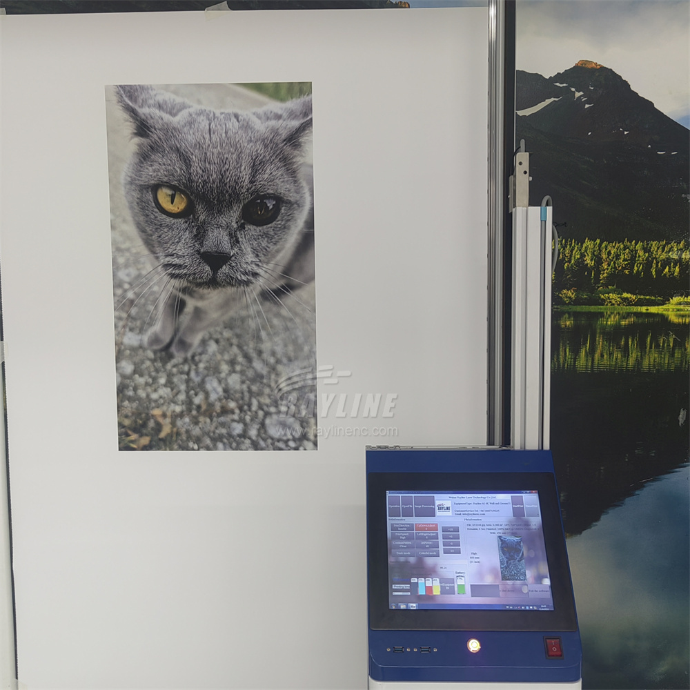 Smart Home Decor - AI 4K Wall Printer with Cellphone