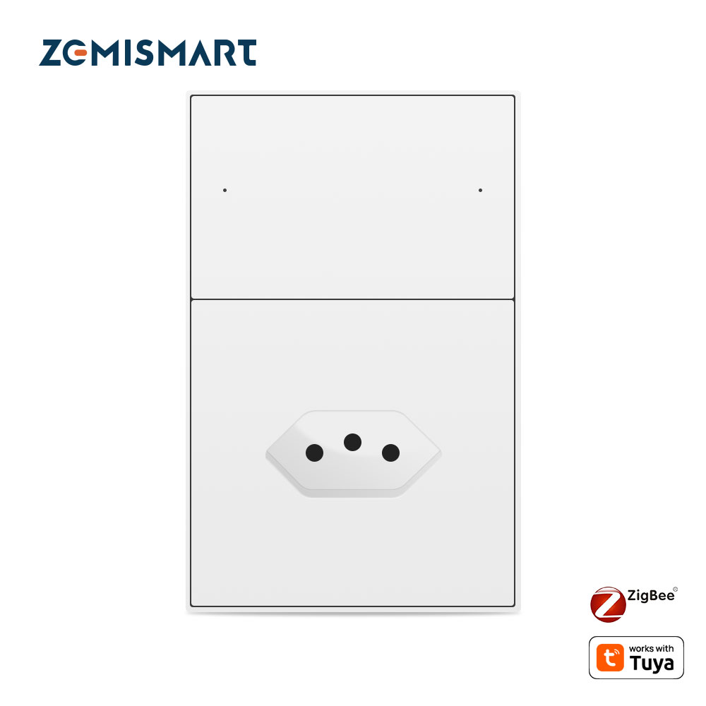 Smart Home Group - Zemismart Zigbee 10A Brazil Socket Work