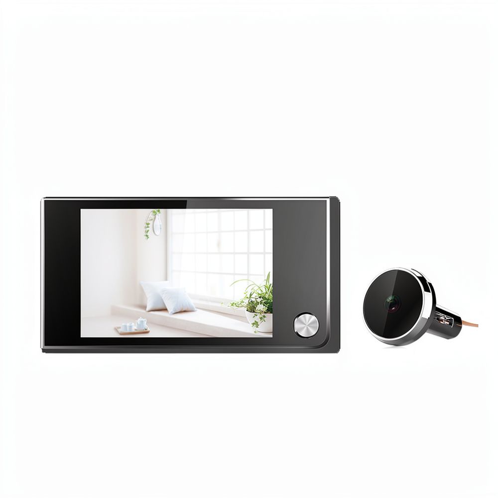 Smart Home Video Doorbell Installation - Smart Digital Peephole Camera 3.5 Inch