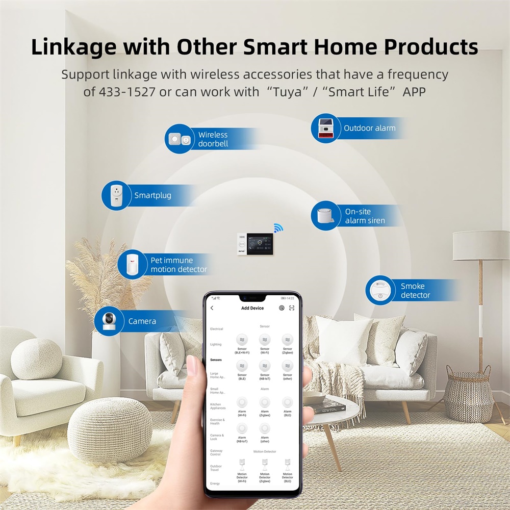2.4G WIFI Smart GSM Alarm Syst - Smart Home Package review and price