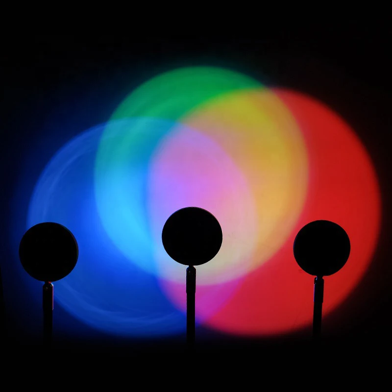 Smart LED Sunset Lamp Colorful - Smart Home Decor review and price
