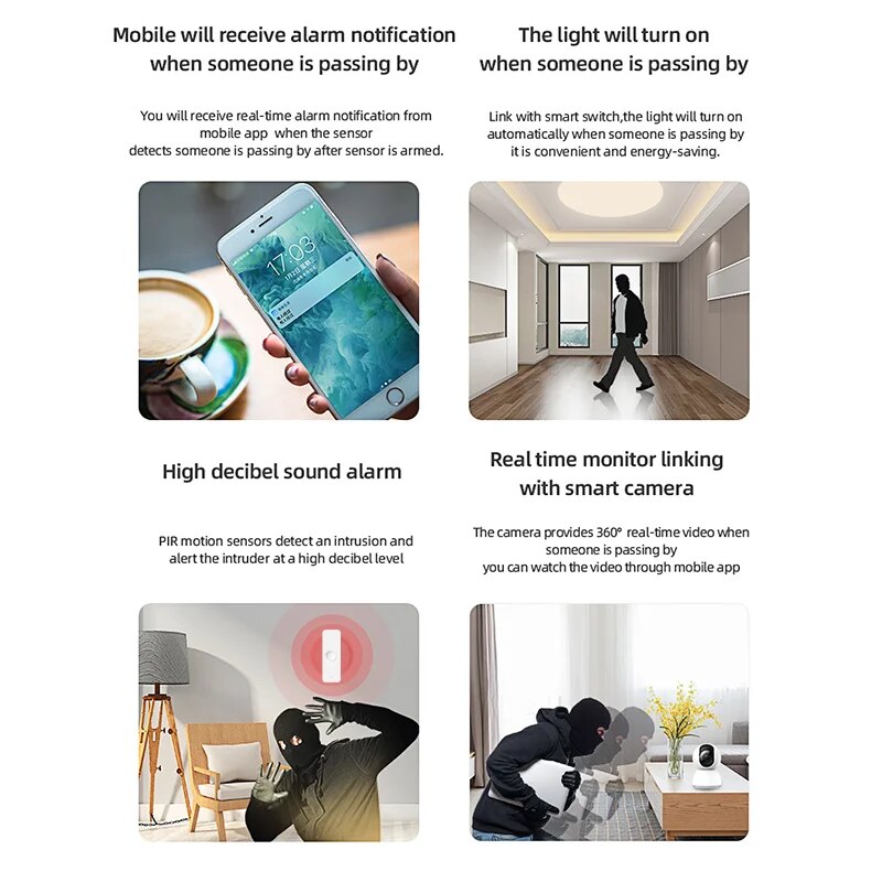 Tuya WiFi Zigbee PIR Motion Se - Smart Home Outdoor review and price
