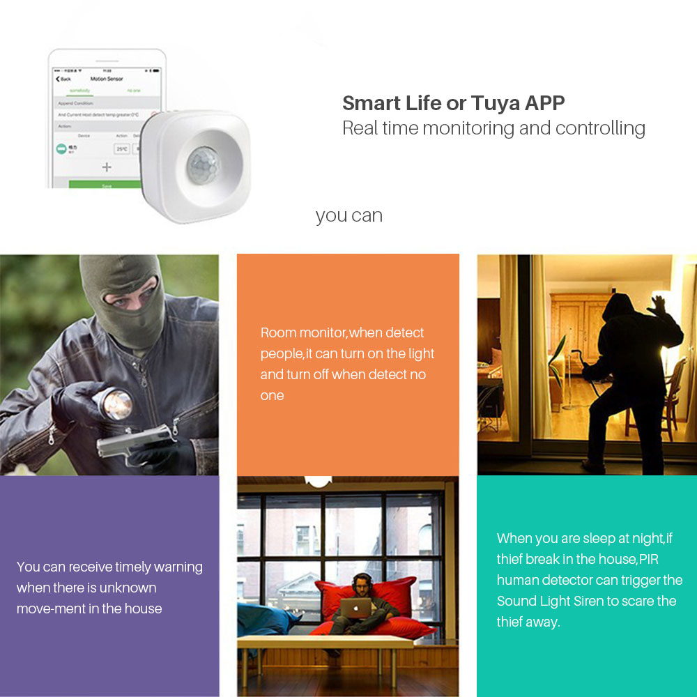 Tuya Smart WiFi PIR Motion Sen - Smart Home Outdoor review and price