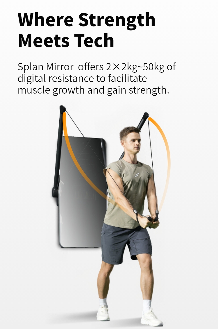 Good Quality Smart Trainer Res - Smart Home Gym Mirror review and price