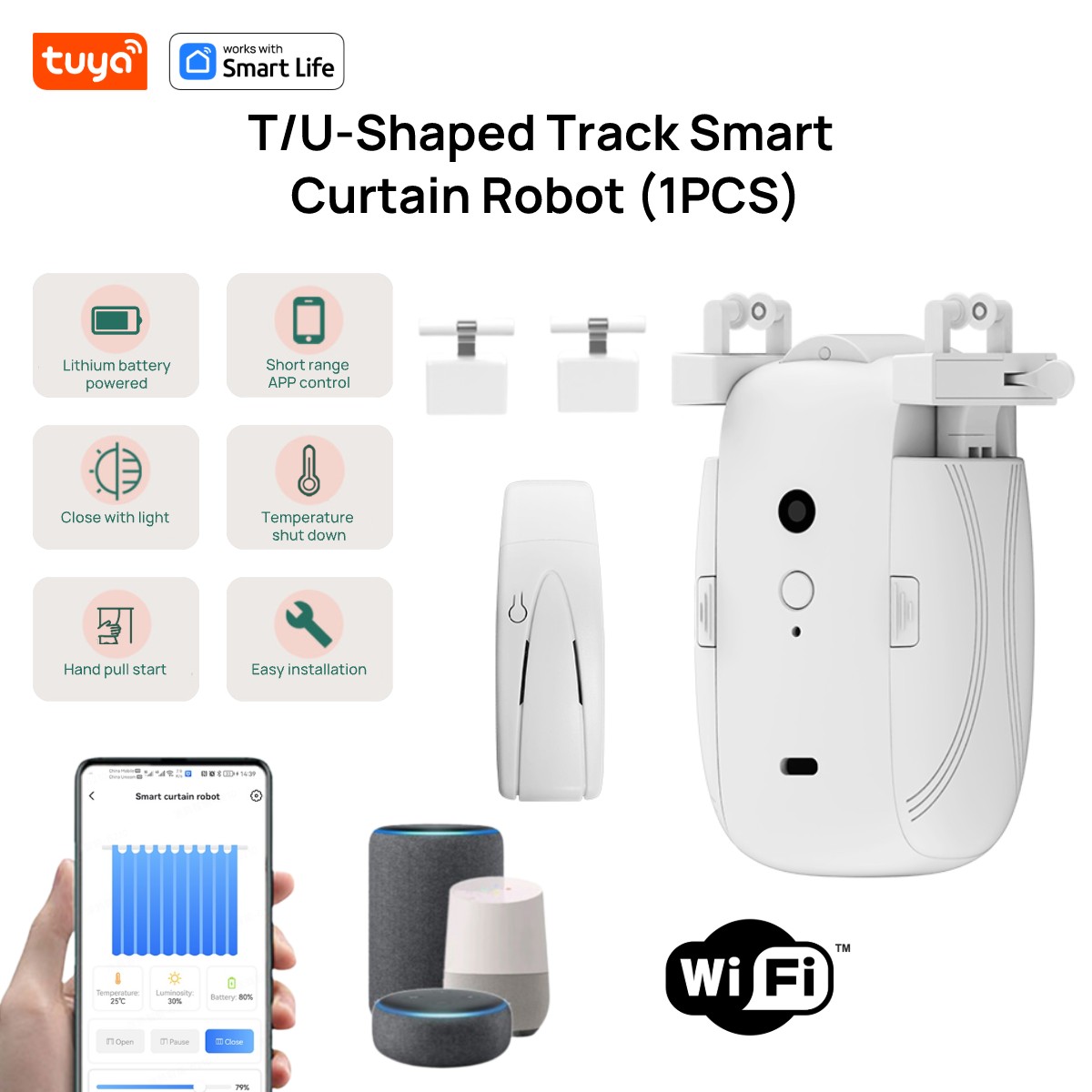 Tuya Smart WiFi Curtain Robot  - Smart Home Control Panel review and price