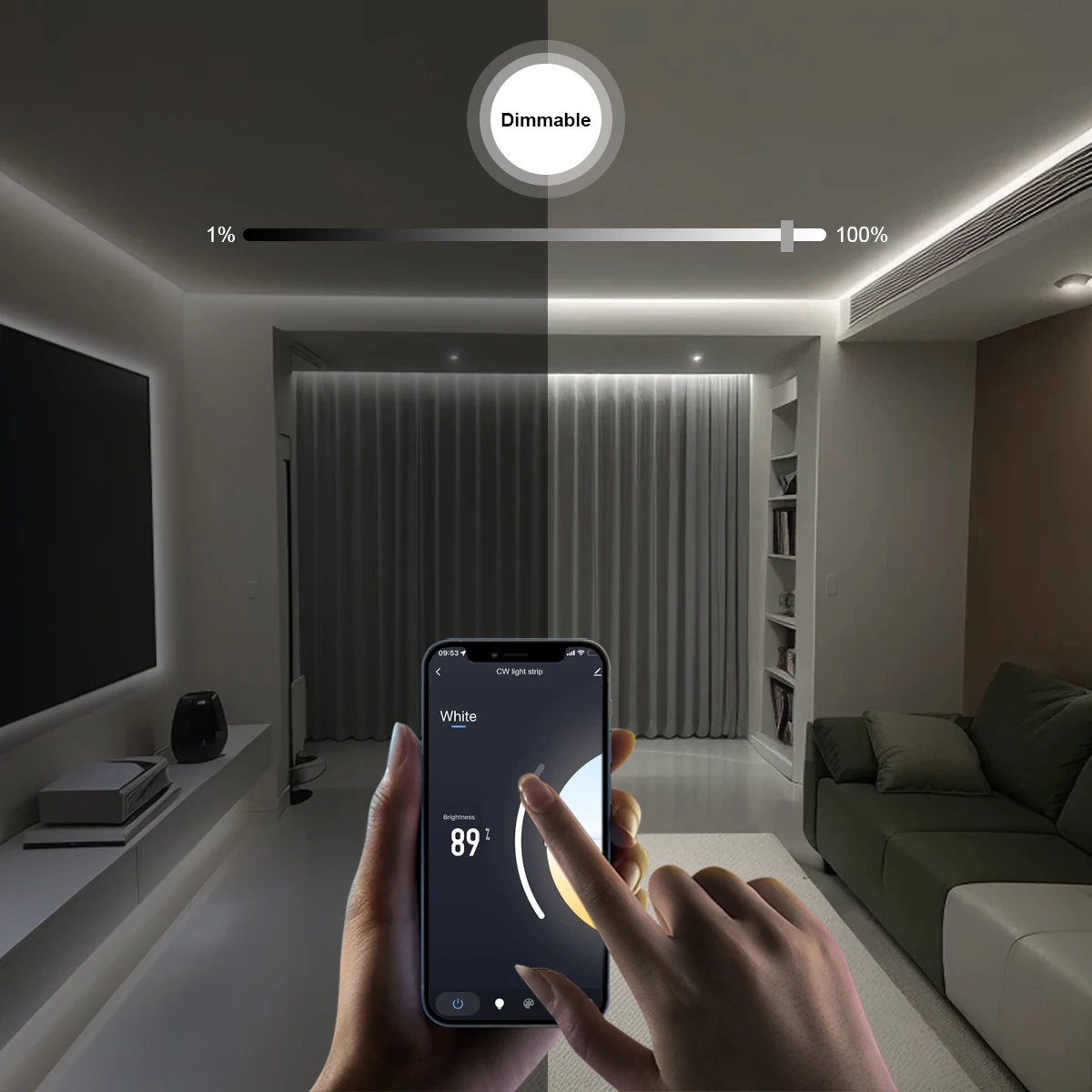 Zigbee 3.0 CCT 2700K-6500K Dim - Smart Home Group review and price