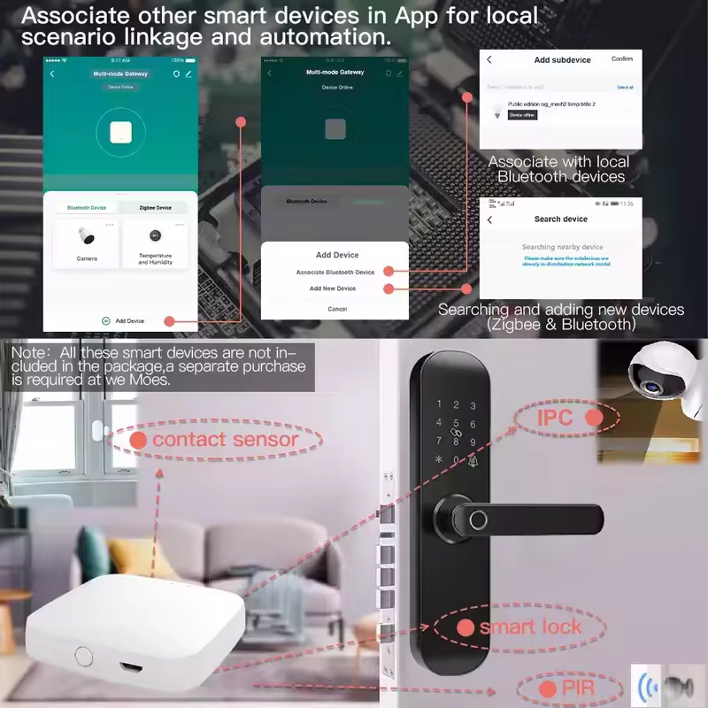 MOES Tuya ZigBee3.0 Smart Hub, - Smart Home Control Panel review and price