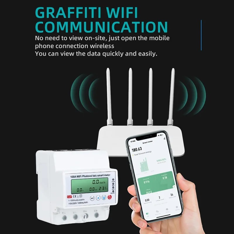 4P 1-100A WiFi Photovoltaic Sm - Smart Home Energy review and price