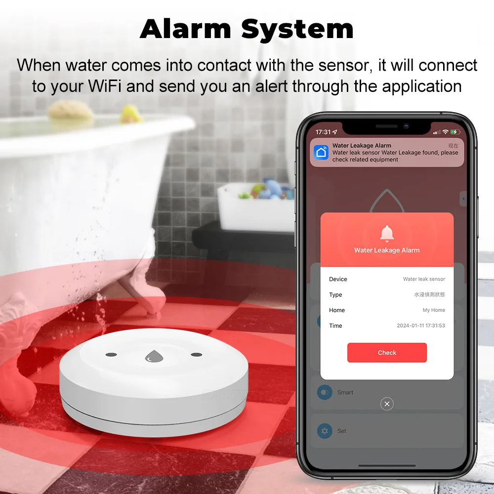 Tuya ZigBee Smart Water Immers - Smart Home Outdoor review and price