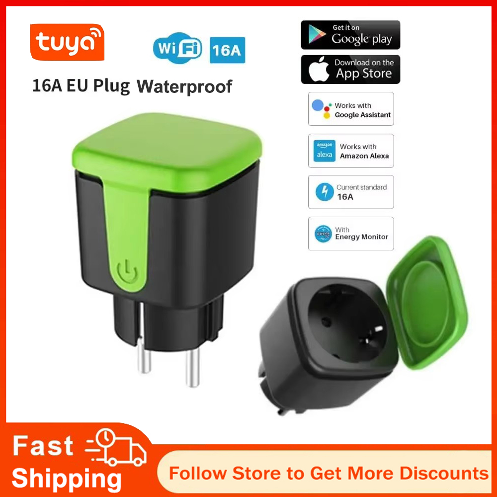 Tuya EU 16A WiFi Smart Waterpr - Smart Home Outdoor review and price
