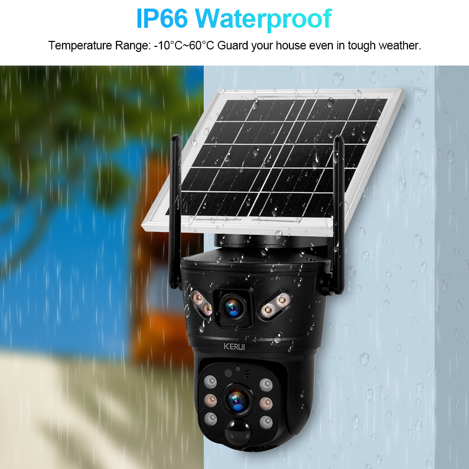 KERUI Outdoor 6MP Solar Camera - Smart Home Energy review and price