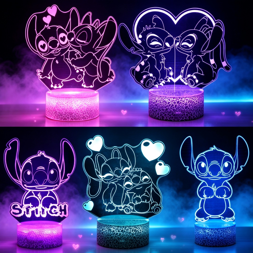 Lilo & Stitch 3D LED Night Lig - Smart Home Decor review and price