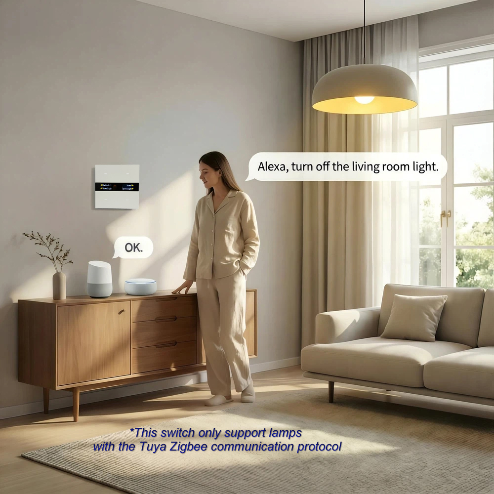 M8 Pro Zigbee Smart Switch Pan - Smart Home Control Panel review and price