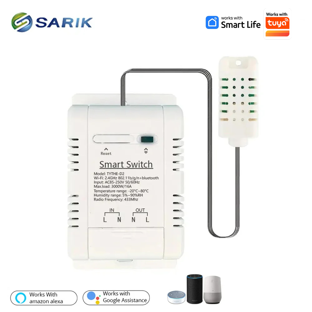 Work with Tuya 16A 3000W WiFi  - Smart Home Energy review and price
