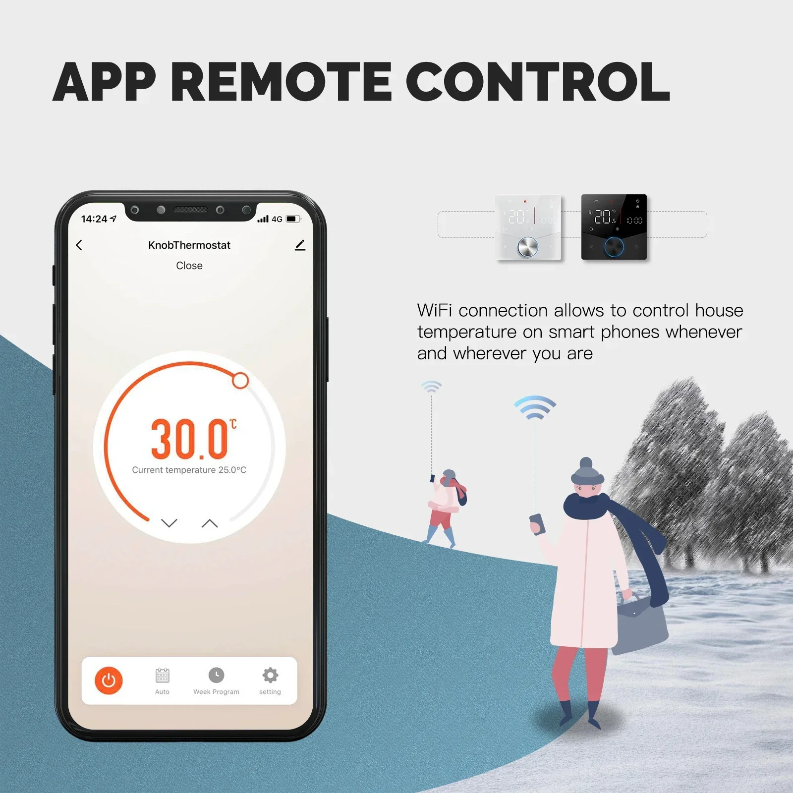 MOES Tuya WiFi Smart Knob Ther - Smart Home Package review and price
