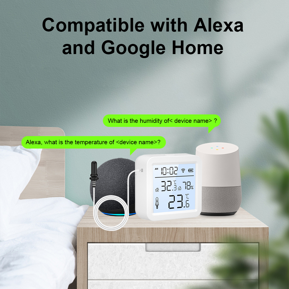 WiFi Humidity Temperature Sens - Smart Home Outdoor review and price