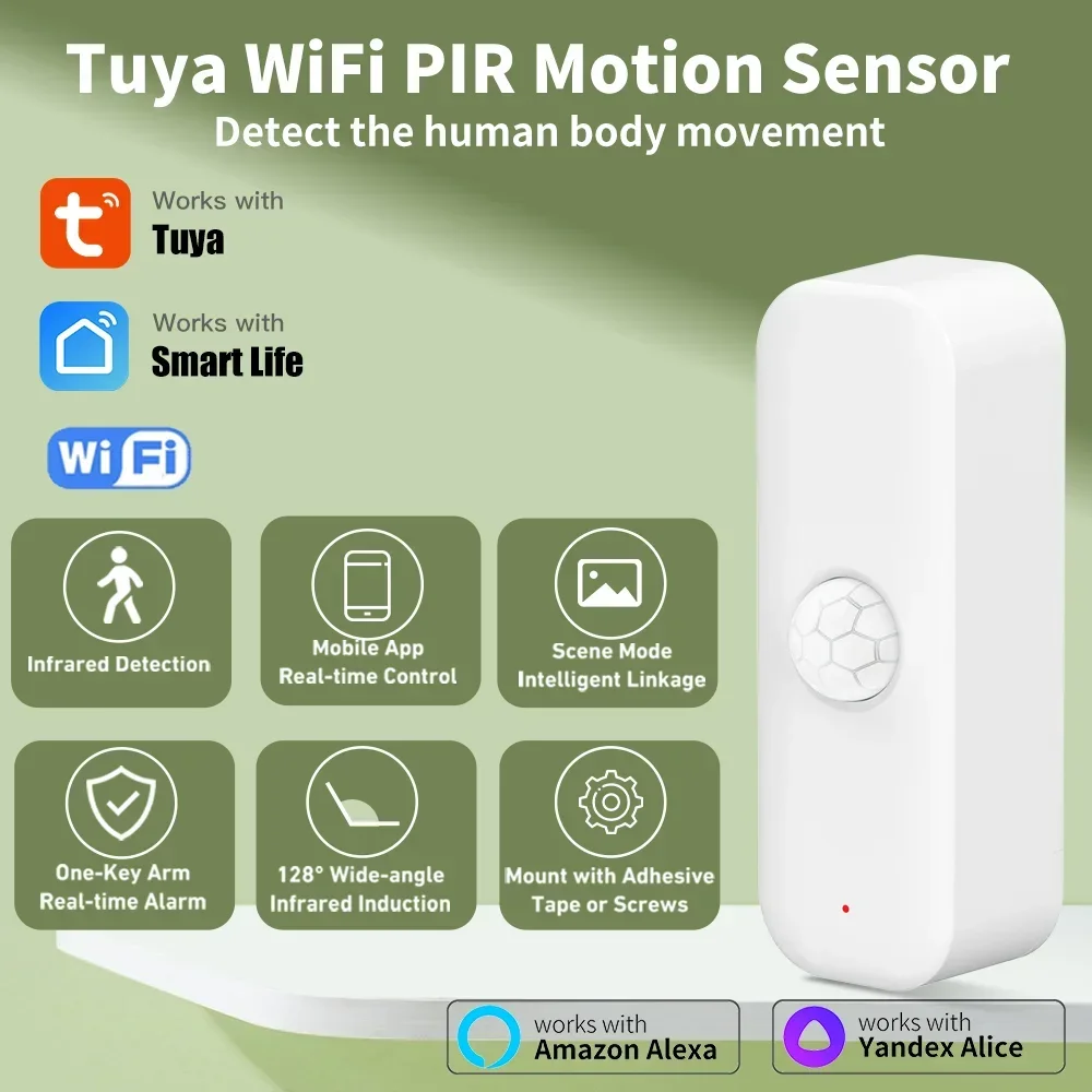 Tuya WiFI Motion Sensor PIR Sm - Smart Home Outdoor review and price