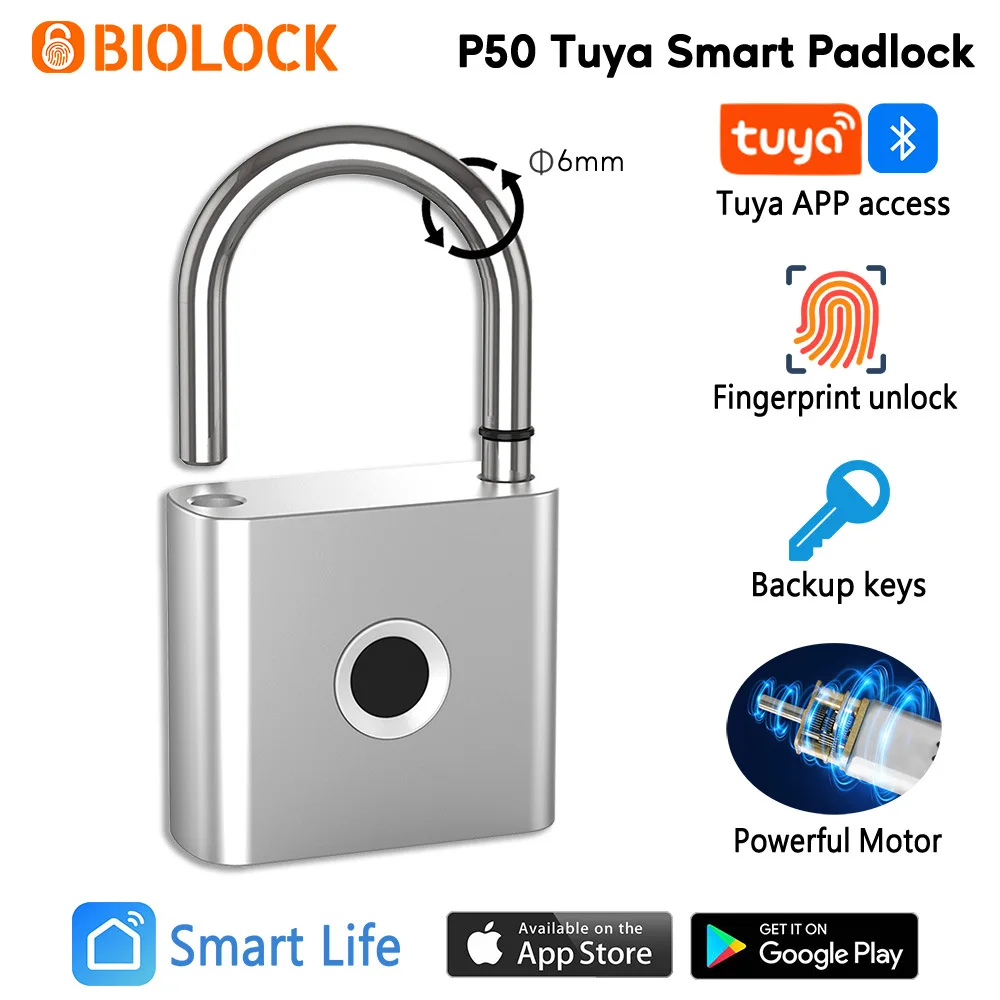 Fingerprint Padlock Bluetooth  - Smart Home Group review and price