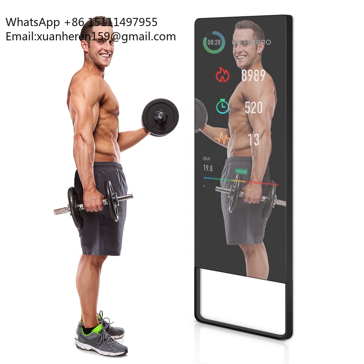 Tounchscreen Personal Trainer  - Smart Home Gym Mirror review and price